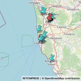 Mappa Via Genova, 57122 Livorno LI, Italia (14.016)