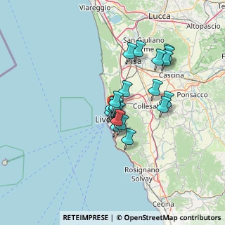 Mappa Via Genova, 57122 Livorno LI, Italia (10.5065)