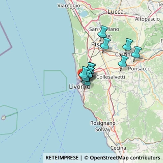 Mappa Via Genova, 57122 Livorno LI, Italia (8.95615)