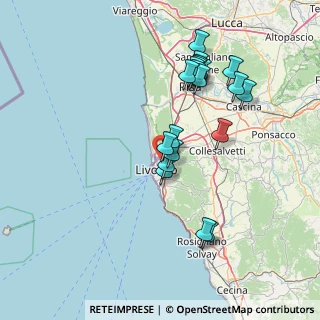 Mappa Via Genova, 57122 Livorno LI, Italia (14.76)