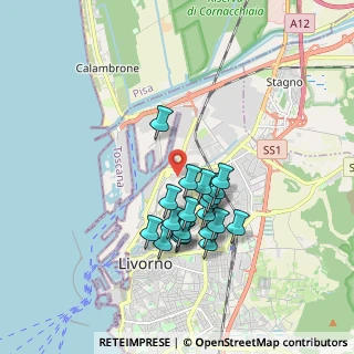 Mappa Via Genova, 57122 Livorno LI, Italia (1.5375)