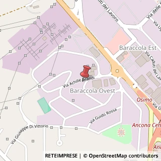 Mappa Via Achille Grandi, 3/A, 60131 Ancona, Ancona (Marche)