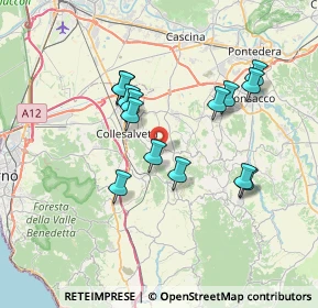Mappa Via Giuseppe Garibaldi, 56043 Fauglia PI, Italia (6.635)