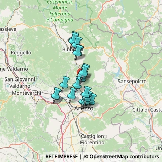 Mappa Via Giuseppe di Vittorio, 52010 Arezzo AR, Italia (9.6755)