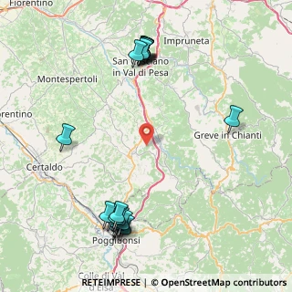 Mappa Strada del Cerro, 50028 Tavarnelle Val di Pesa FI, Italia (10.8105)