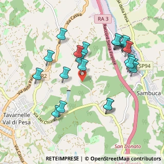 Mappa Strada del Cerro, 50028 Tavarnelle Val di Pesa FI, Italia (1.05)