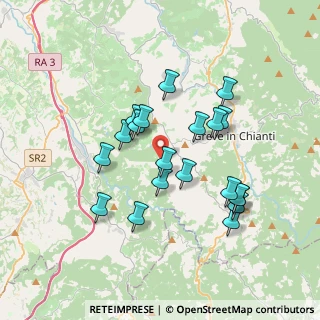 Mappa Strada Rignana, 50028 Tavarnelle Val di Pesa FI, Italia (3.3925)