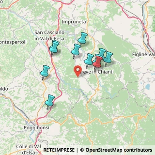 Mappa Strada Rignana, 50028 Tavarnelle Val di Pesa FI, Italia (6.24273)