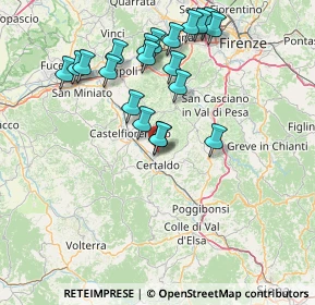 Mappa Via Montebello-Benintendi, 50052 Certaldo FI, Italia (15.877)