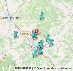 Mappa Via Montebello-Benintendi, 50052 Certaldo FI, Italia (3.38091)