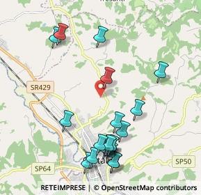 Mappa Via Montebello-Benintendi, 50052 Certaldo FI, Italia (2.3175)