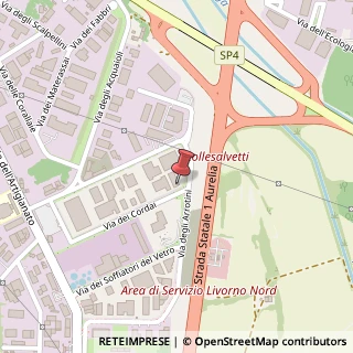 Mappa Via dei Cordai, 37, 57121 Livorno, Livorno (Toscana)