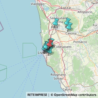 Mappa Via di Vallin Buio, 57121 Livorno LI, Italia (6.85583)