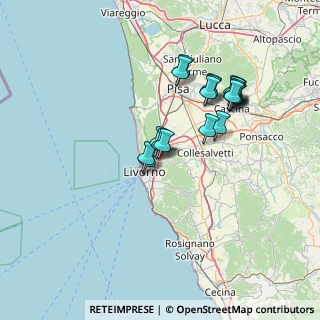 Mappa Via di Vallin Buio, 57121 Livorno LI, Italia (13.00158)