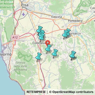 Mappa Via Sorbo, 56043 Fauglia PI, Italia (5.925)