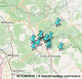 Mappa Via Dei Filosofi, 52037 Sansepolcro AR, Italia (7.7625)