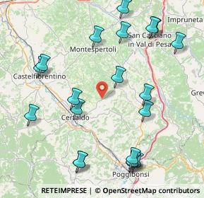 Mappa LOC. MONTIGLIANO PINO, 50052 Certaldo FI, Italia (10.089)