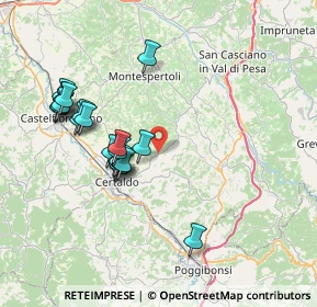 Mappa LOC. MONTIGLIANO PINO, 50052 Certaldo FI, Italia (7.5915)