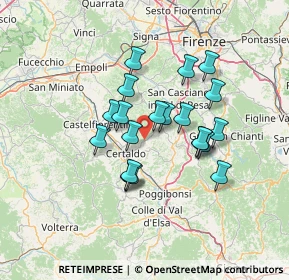 Mappa LOC. MONTIGLIANO PINO, 50052 Certaldo FI, Italia (11.271)