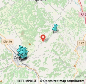 Mappa Certaldo, 50052 Il Pino FI, Italia (4.98182)