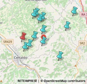 Mappa Certaldo, 50052 Il Pino FI, Italia (3.71231)