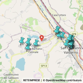 Mappa Piazza dell'Incontro, 52022 Cavriglia AR, Italia (2.5135)