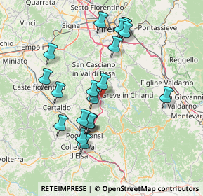 Mappa Pista Ciclopedonale della Pesa, 50028 Tavarnelle Val di Pesa FI, Italia (14.962)