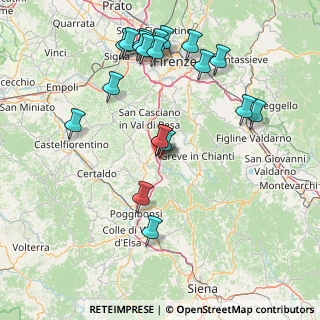 Mappa Pista Ciclopedonale della Pesa, 50028 Tavarnelle Val di Pesa FI, Italia (17.751)