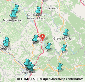 Mappa Pista Ciclopedonale della Pesa, 50028 Tavarnelle Val di Pesa FI, Italia (11.441)