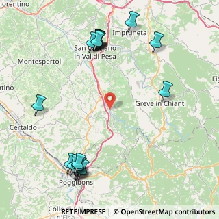 Mappa Pista Ciclopedonale della Pesa, 50028 Tavarnelle Val di Pesa FI, Italia (11.23)