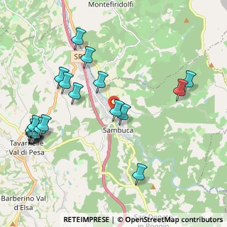 Mappa Pista Ciclopedonale della Pesa, 50028 Tavarnelle Val di Pesa FI, Italia (2.58)