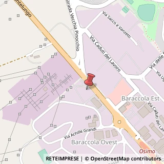 Mappa Via Achille Grandi, 45, 60131 Ancona, Ancona (Marche)