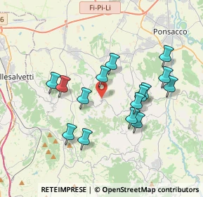 Mappa Via XXI Aprile, 56040 Crespina Lorenzana PI, Italia (3.492)