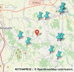 Mappa Via XXI Aprile, 56040 Crespina Lorenzana PI, Italia (5.20545)
