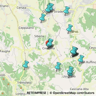 Mappa Via XXI Aprile, 56040 Crespina Lorenzana PI, Italia (2.377)