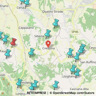 Mappa Via XXI Aprile, 56040 Crespina Lorenzana PI, Italia (3.4735)