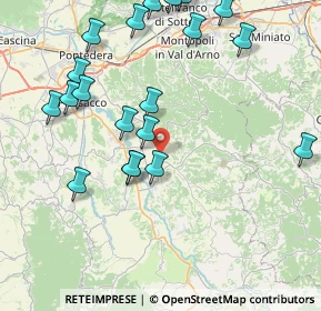 Mappa SP 11 delle Colline per Legoli, 56036 Palaia PI, Italia (9.587)