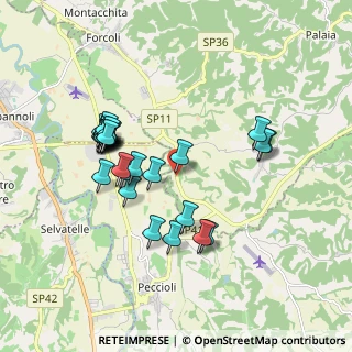 Mappa SP 11 delle Colline per Legoli, 56036 Palaia PI, Italia (1.78929)