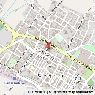 Mappa Via Santa Caterina, 34, 52037 Sansepolcro, Arezzo (Toscana)