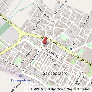 Mappa Via Guglielmo Marconi, 9, 52037 Sansepolcro, Arezzo (Toscana)