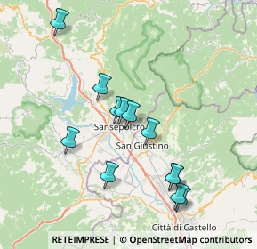 Mappa Strada Vicinale del Fossatone, 52037 Sansepolcro AR, Italia (7.34083)