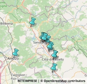 Mappa Strada Vicinale del Fossatone, 52037 Sansepolcro AR, Italia (9.64583)