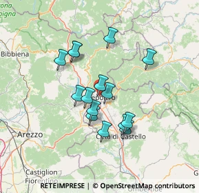 Mappa Strada Vicinale del Fossatone, 52037 Sansepolcro AR, Italia (11.586)