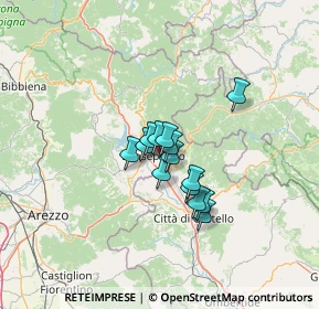 Mappa Strada Vicinale del Fossatone, 52037 Sansepolcro AR, Italia (8.33)