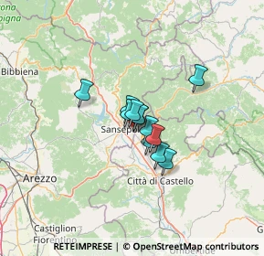 Mappa Strada Vicinale del Fossatone, 52037 Sansepolcro AR, Italia (6.91833)