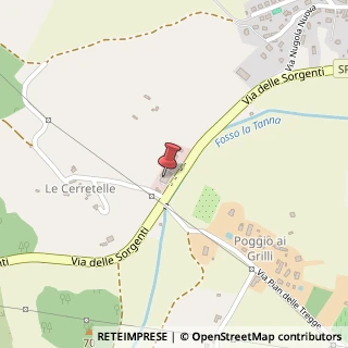 Mappa Strada Provinciale 4 delle Sorgenti, 108, 57014 Collesalvetti, Livorno (Toscana)