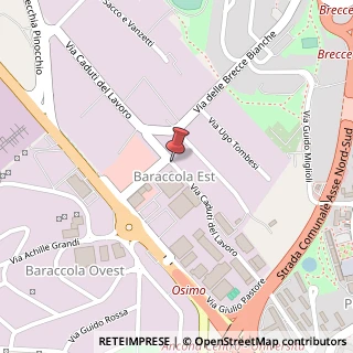 Mappa Via Caduti del Lavoro, 24, 60131 Ancona, Italia, 60131 Ancona, Ancona (Marche)