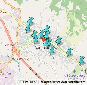 Mappa Via del Pentolo, 52037 Sansepolcro AR, Italia (0.66769)