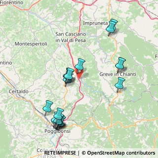 Mappa Via Bramante, 50132 Barberino Tavarnelle FI, Italia (9.3075)