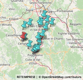 Mappa 50132 Barberino Tavarnelle FI, Italia (11.228)